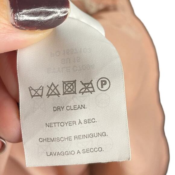 J. Crew Women's  Party Dress Geometric Triangle Design Dusty Pink Size 8 Tall - Picture 7 of 11